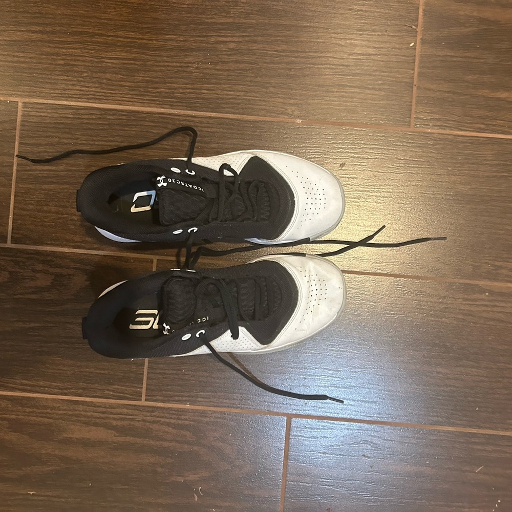 Under Armour Black and White Sneakers